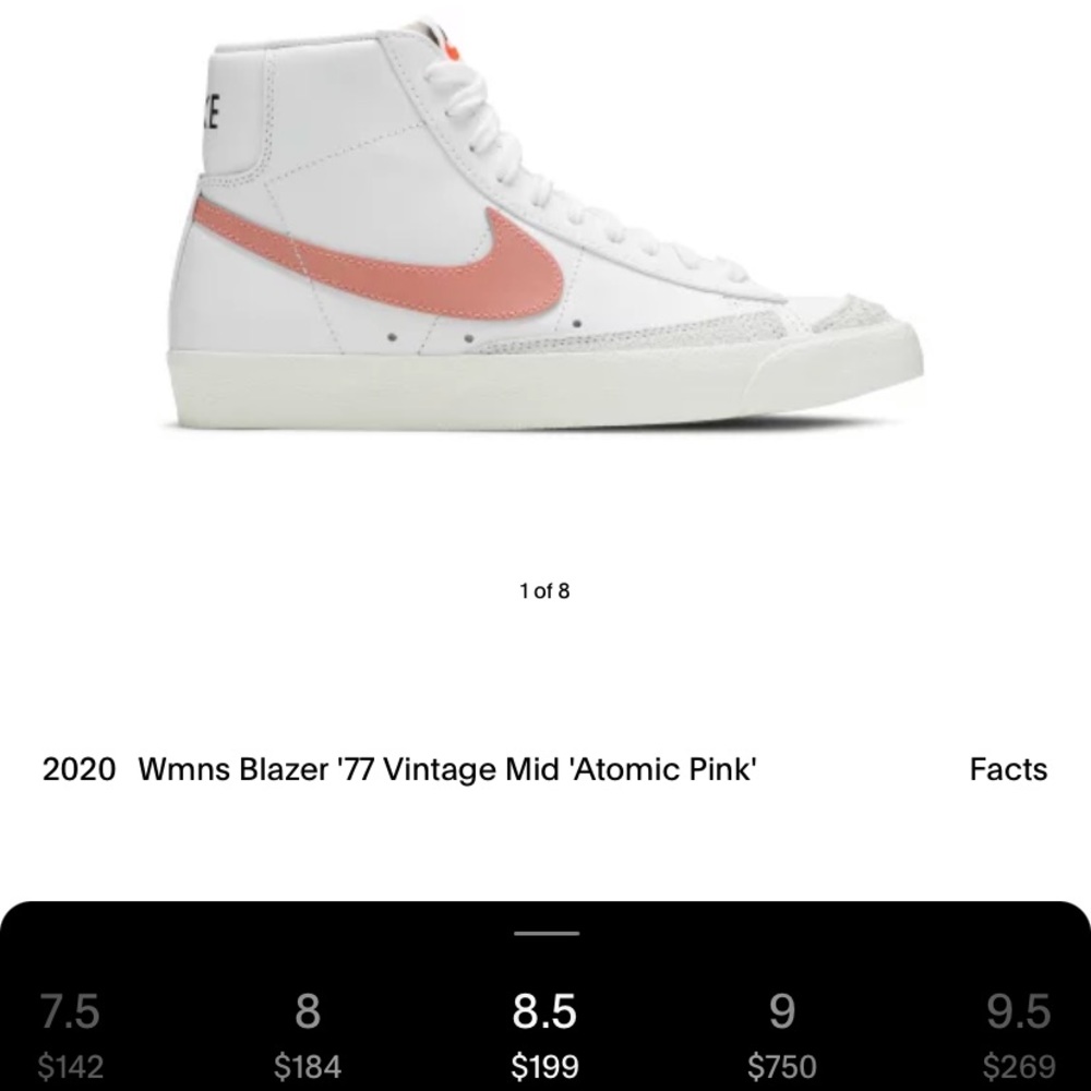 Atomic Pink Nike Blazers